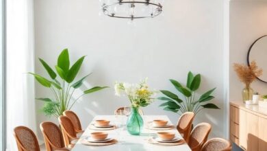 Embrace the Breeze: Transform Your Dining Room with Tropical-Inspired Designs