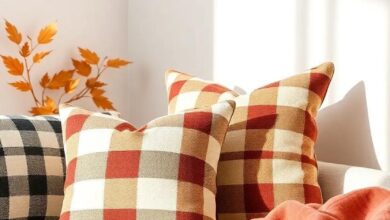 Embrace Autumn: The Charm of Fall-Themed Plaid Throw Pillows for Your Home