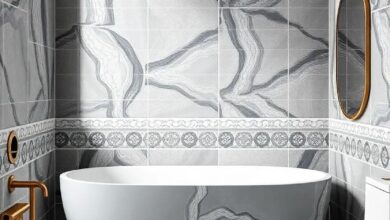 Embrace Bold Elegance: Maximalist Bathrooms Adorned with Patterned Tiles