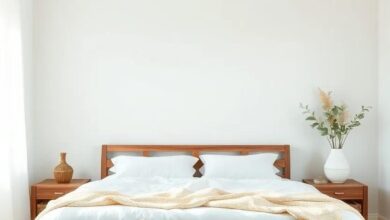 Embrace Nature: Creating a Serene Boho Bedroom with Timeless Wooden Furniture