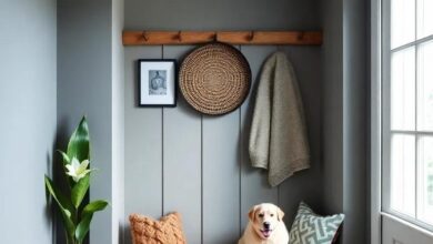 22 Creative Small Entryways Featuring Built-In Pet Storage Solutions