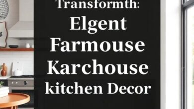 Transform Your Space: Discover the Charm of Elegant Farmhouse Kitchen Decor