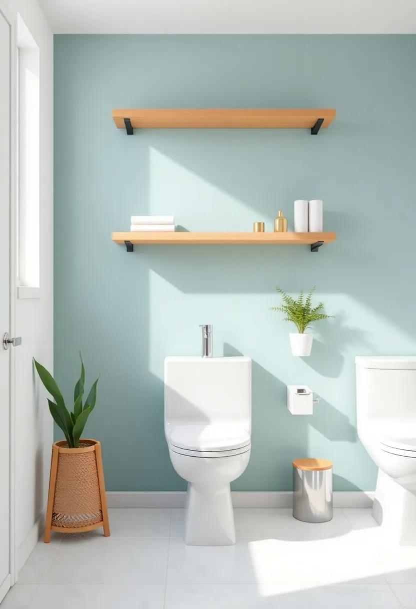Utilizing Vertical Space: ⁣Creative Shelving ​Solutions‍ for Small​ Bathrooms