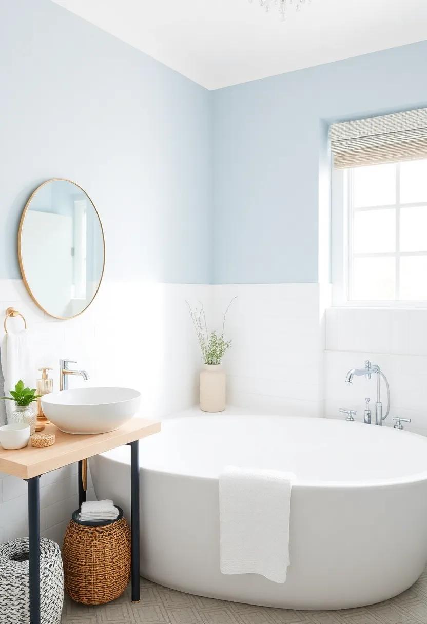 coastal Escape: Embrace Beachy Elements​ with Soft Blues and Nautical Decor