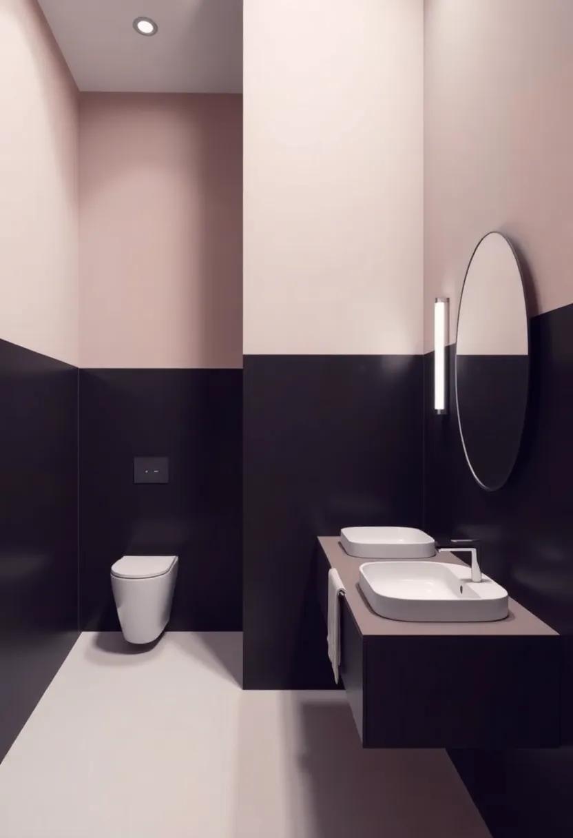 Contrasting Dark and Light Colors for Dramatic Effects