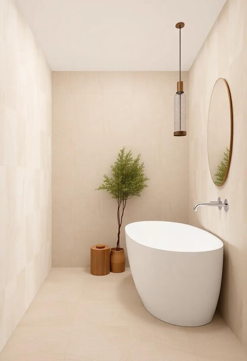 Textured Paradise: Combine matte beige tiles with slight variations in finish for a dynamic yet cohesive look that adds depth to your space