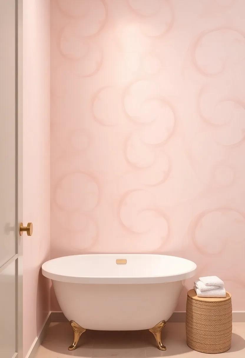 Transform your Bathroom Into a Serene Oasis With​ Calming⁣ Pastel Wallpaper
