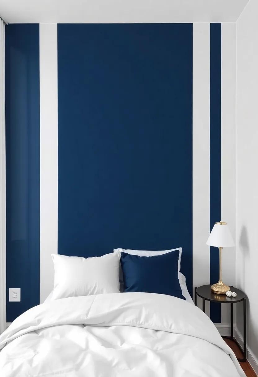 Monochrome Magic:⁢ Black and white vertical stripes ⁣lend ‍a modern edge, ⁤creating⁤ a dramatic ‍contrast that makes the‌ room pop