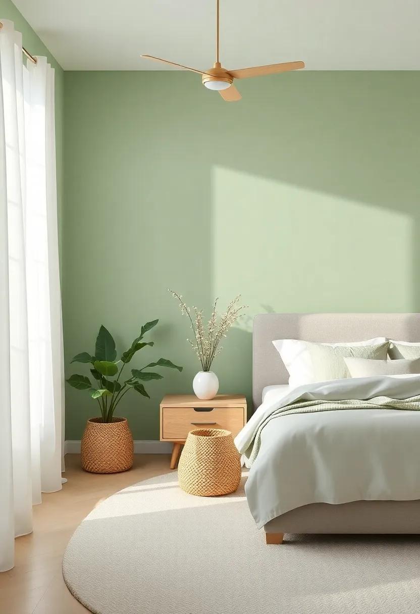 Soft Sage green: Embrace the tranquility of nature with a soothing sage green that brings the outdoors ‍inside, ​perfect for a ⁣calming retreat