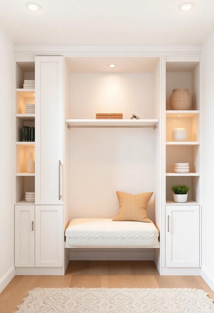 Creating a​ Cozy Nook with a Wardrobe and Seating Area