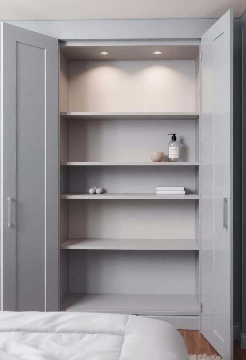 Emphasizing Style with Open Shelving in ​Wardrobes