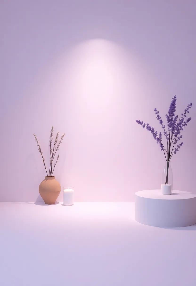 Whispers of Calm: Pairing Light gray with Subtle⁢ Lavender