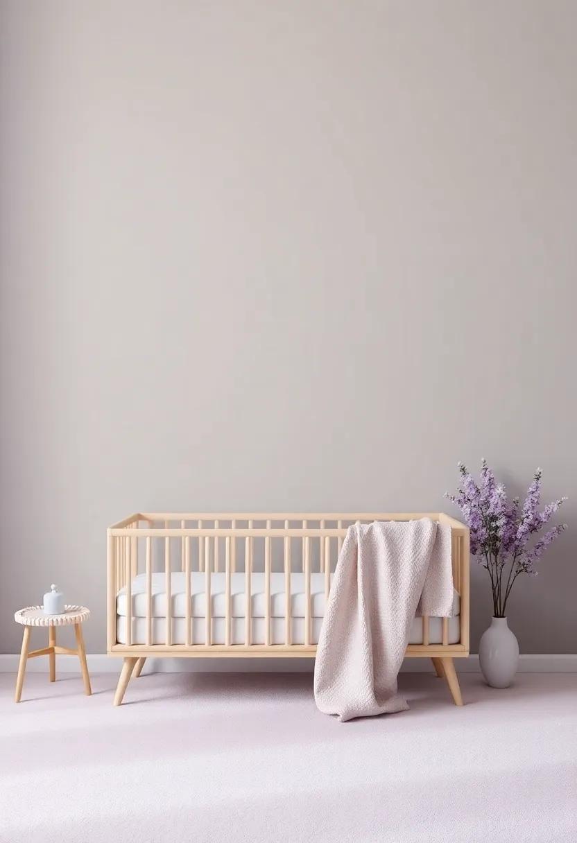 Creating a Harmonious Nursery ​with ​Soft Lavender and Gray