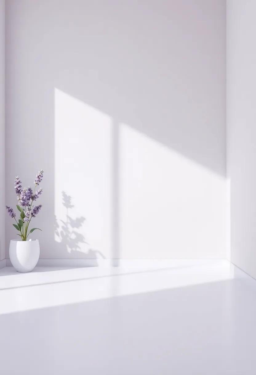 Serene Meditation Corners highlighting Lavender's Tranquility