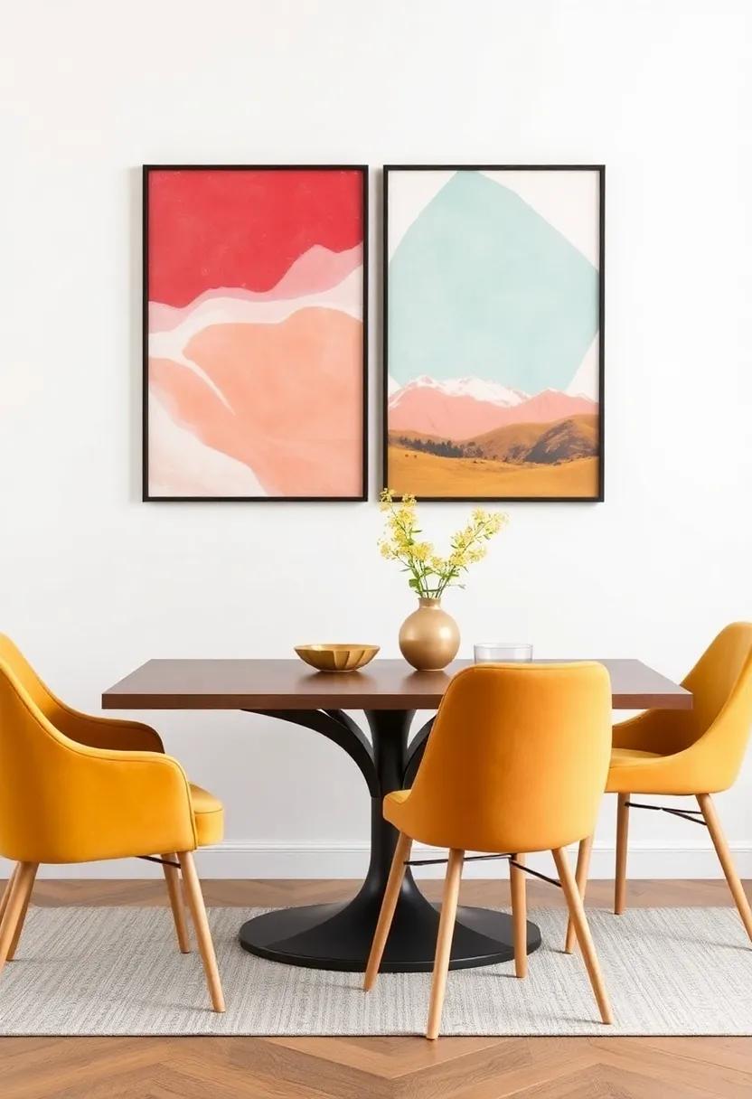 Creative⁢ Color Palettes: Harmonizing Wall Art with Your Dining Room Decor
