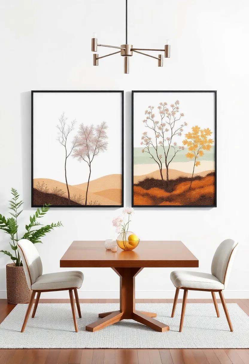 Seasonal Swaps:⁤ Refreshing Your Dining Wall Art with the Changing Seasons