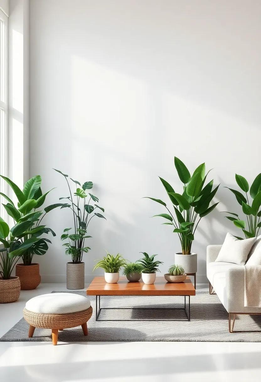 creating a Lush Focal⁣ Point with Statement Houseplants