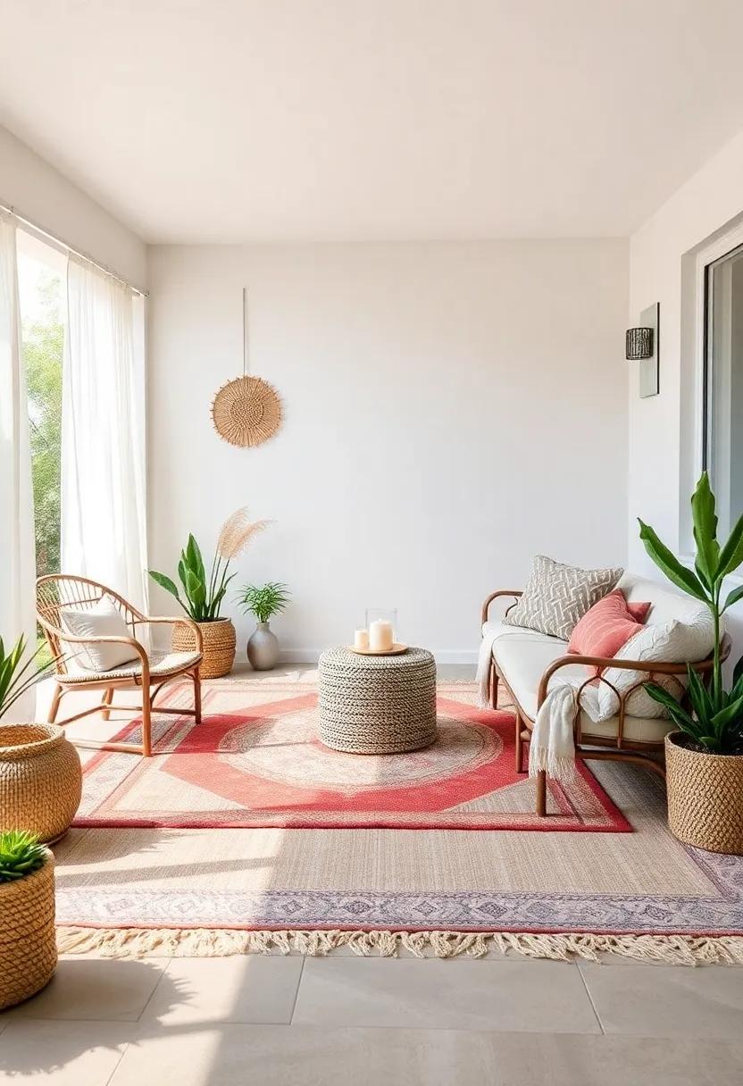Add Layered Rugs for Warmth and ⁤Comfort Underfoot in‌ Your Outdoor Oasis