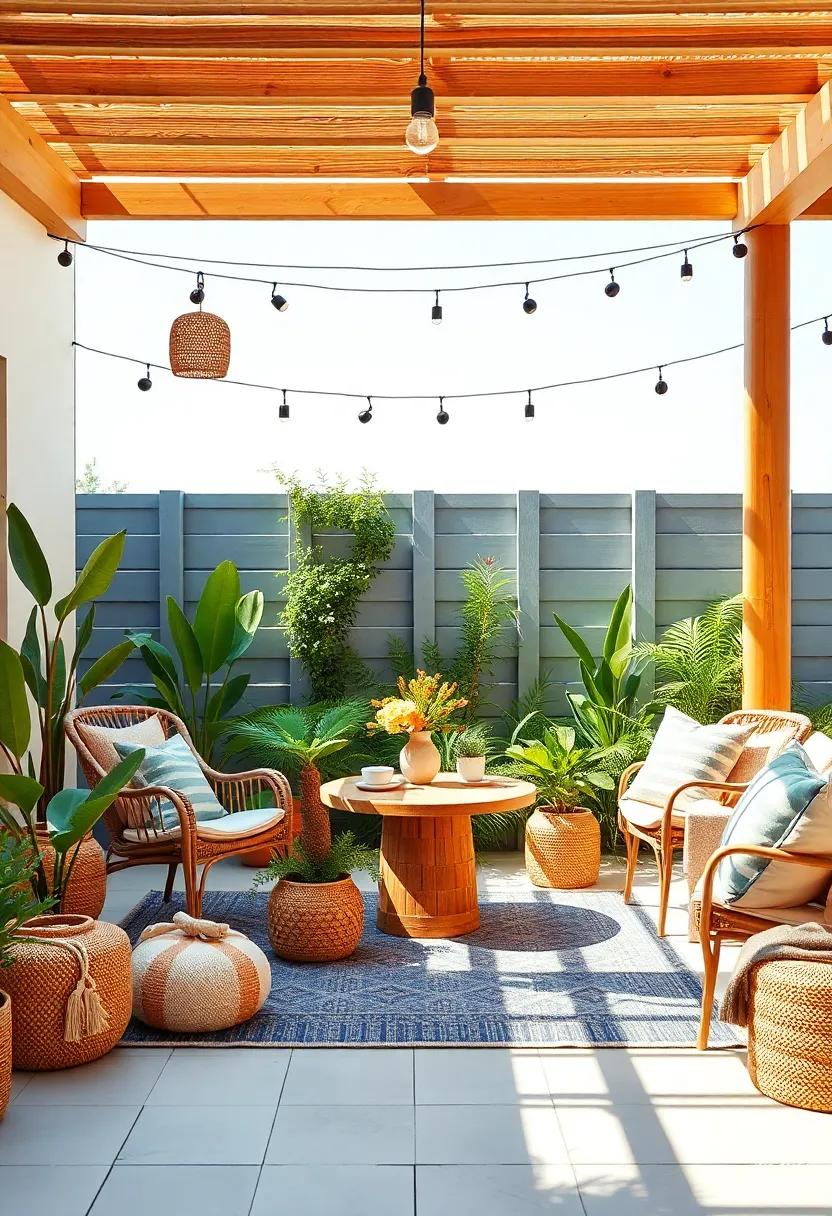 Curating an Eclectic Mix of Accessories to enhance Your Patio's Style