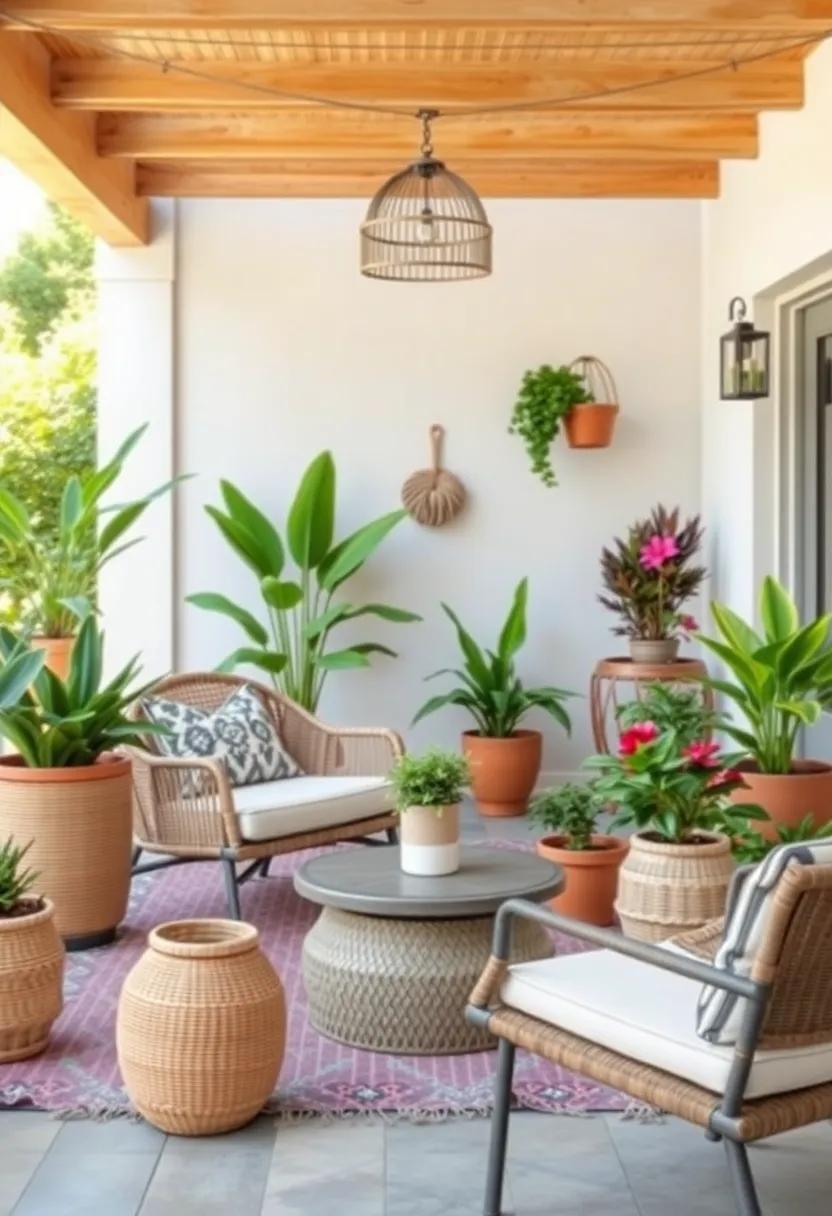 Embracing Nature with Lush Greenery and Vibrant ​Potted Plants
