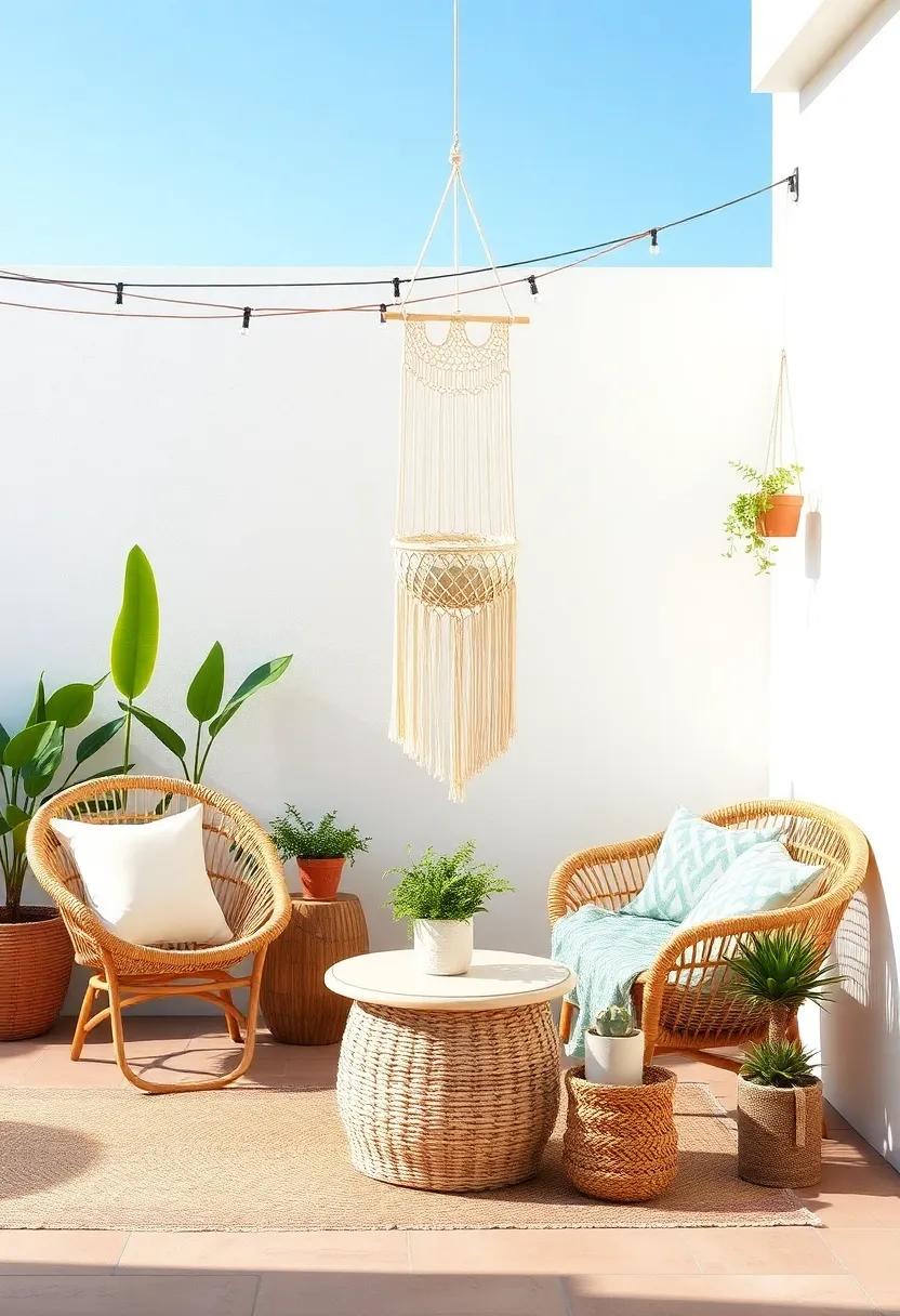 Hang Dreamy‌ Macramé Decor for an Ethereal Touch in Your Patio Space