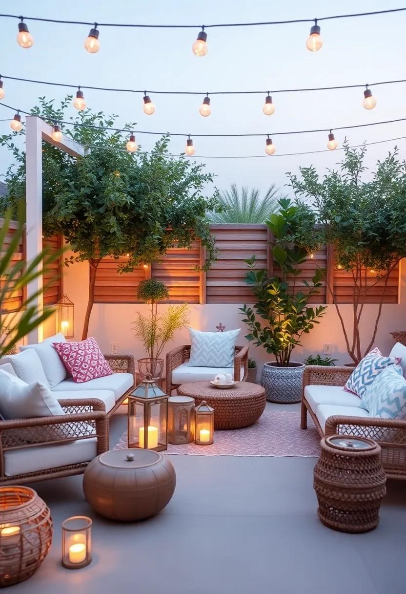 Illuminate your Oasis with Soft ⁣Ambient Lighting and ​Unique ​Lanterns