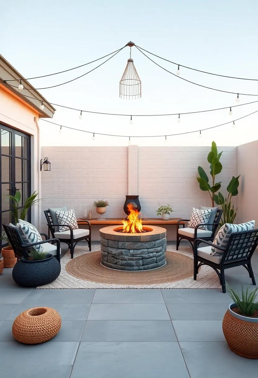 Setting‌ Up a Cozy Fire​ Pit ⁢Area for Evening Gatherings