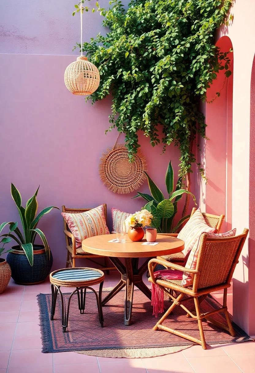 Using Color Schemes that Evoke a Bohemian Paradise