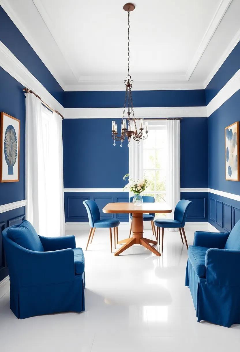 Classic ⁤Navy Blue‌ and Crisp White: A timeless combination that‍ exudes elegance while ‍offering a fresh⁤ backdrop for family gatherings