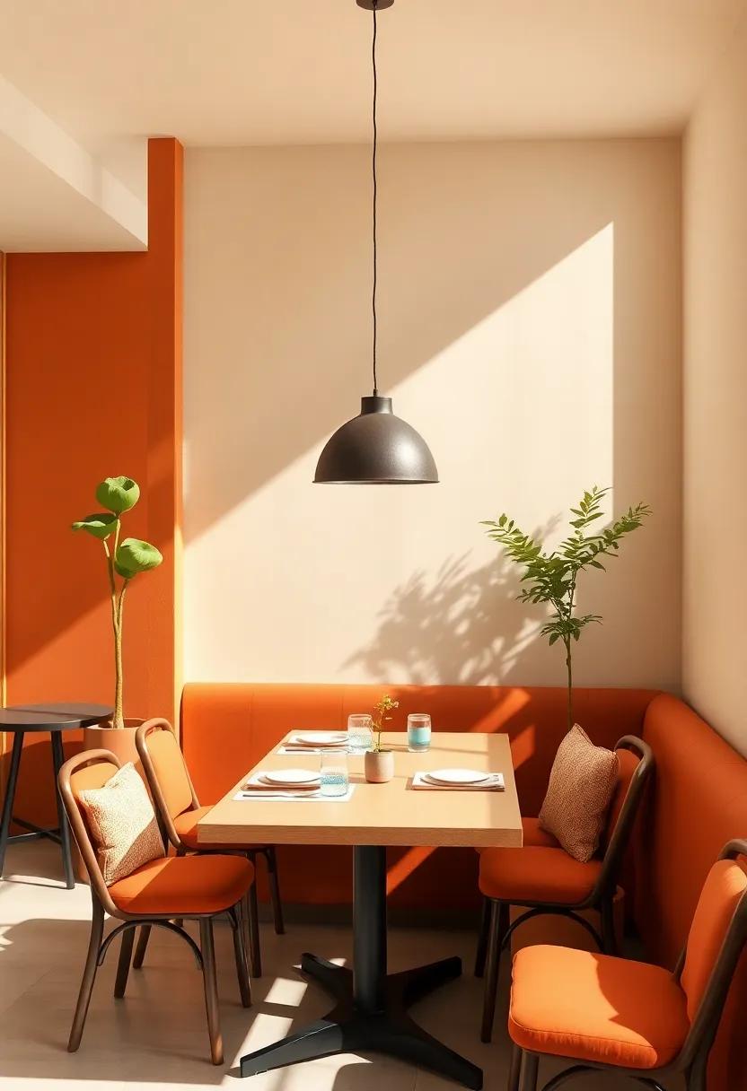 Bold Terracotta ​and Creamy ‌Beige:⁢ This ​warm palette evokes the warmth of a sunlit café, perfect ⁣for inviting comfort into your meals