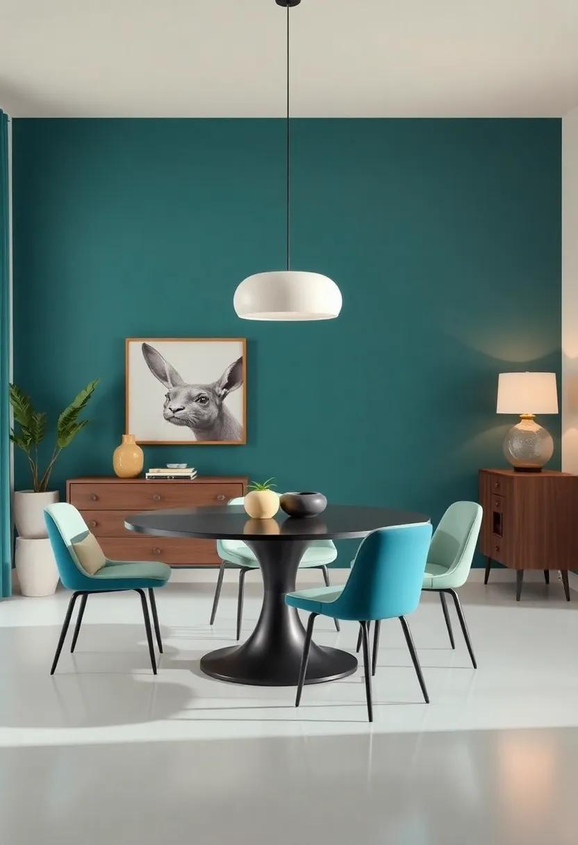 Deep Teal and Soft Cream: A striking blend that⁤ provides a pop of color while ⁢keeping the overall⁢ ambiance ⁢light and inviting