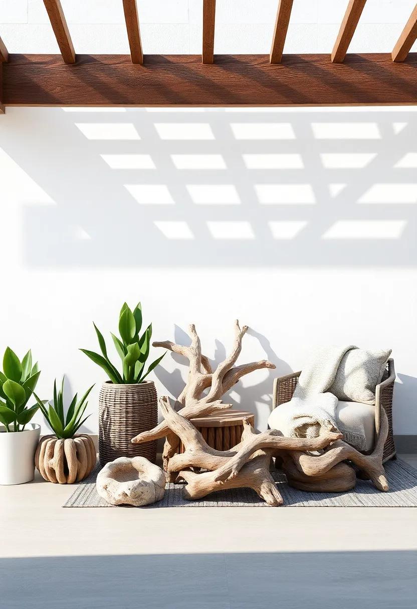 Inspiring Outdoor Spaces with Driftwood Garden Accents