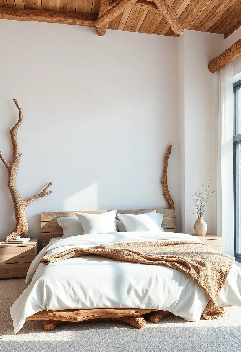 the Warmth of‍ Nature: Using Driftwood in Bedroom Design