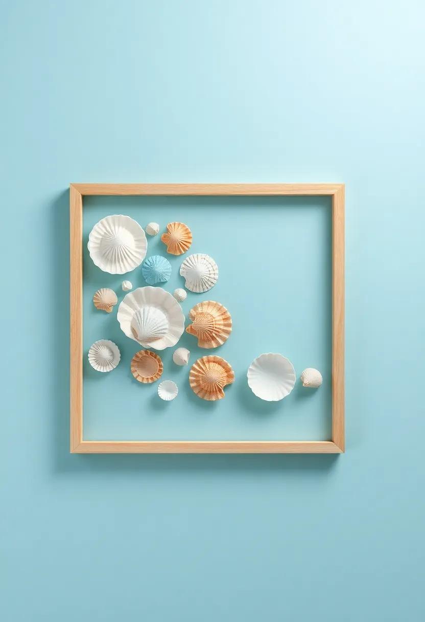 Creating a focal Point with a Seashell gallery Wall