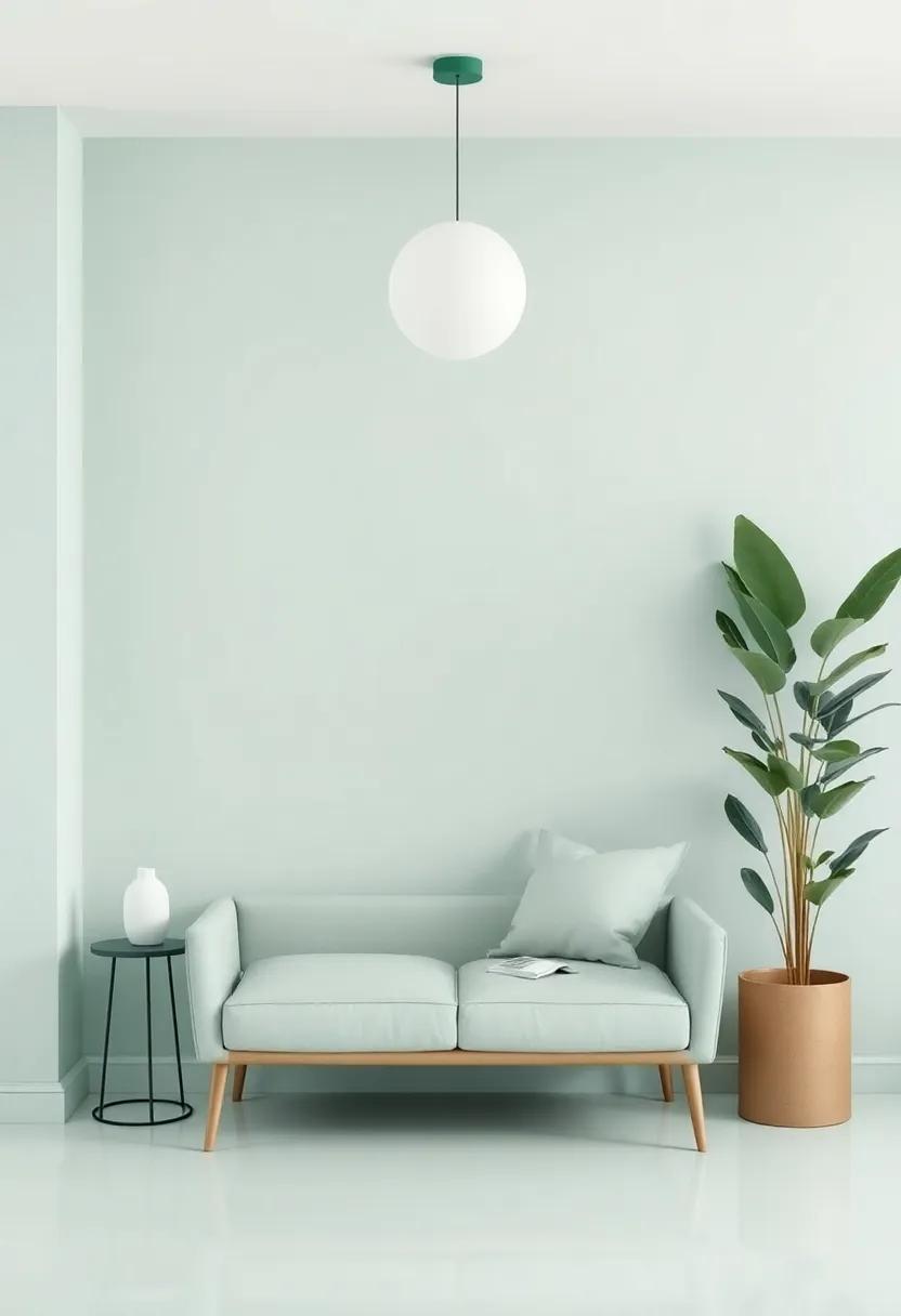 Frosted ‍Mint: Soft‌ and refreshing, mint green evokes a sense of calm and renewal, perfect for creating ⁢serene living ⁢spaces