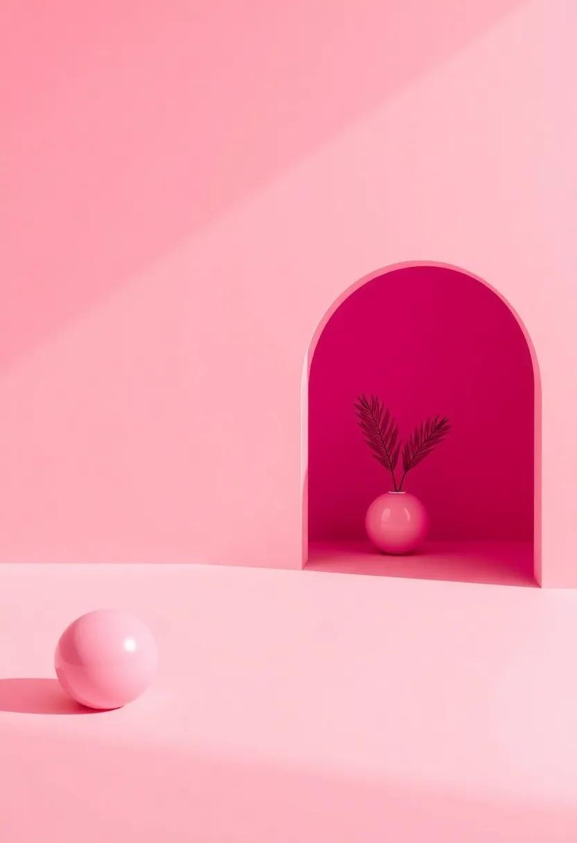 Radiant Fuchsia: Daring and lively, this vibrant pink symbolizes playfulness and energy, ideal for spaces meant to inspire joy