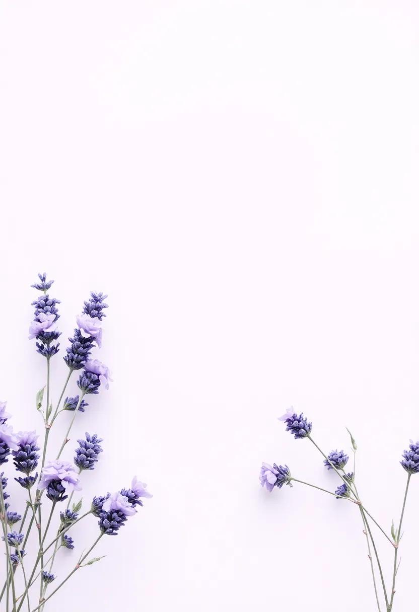 Soft ⁤Lavender: A‍ gentle blend of purple‌ and white, lavender exudes calm and serenity, often associated with wisdom and tranquility