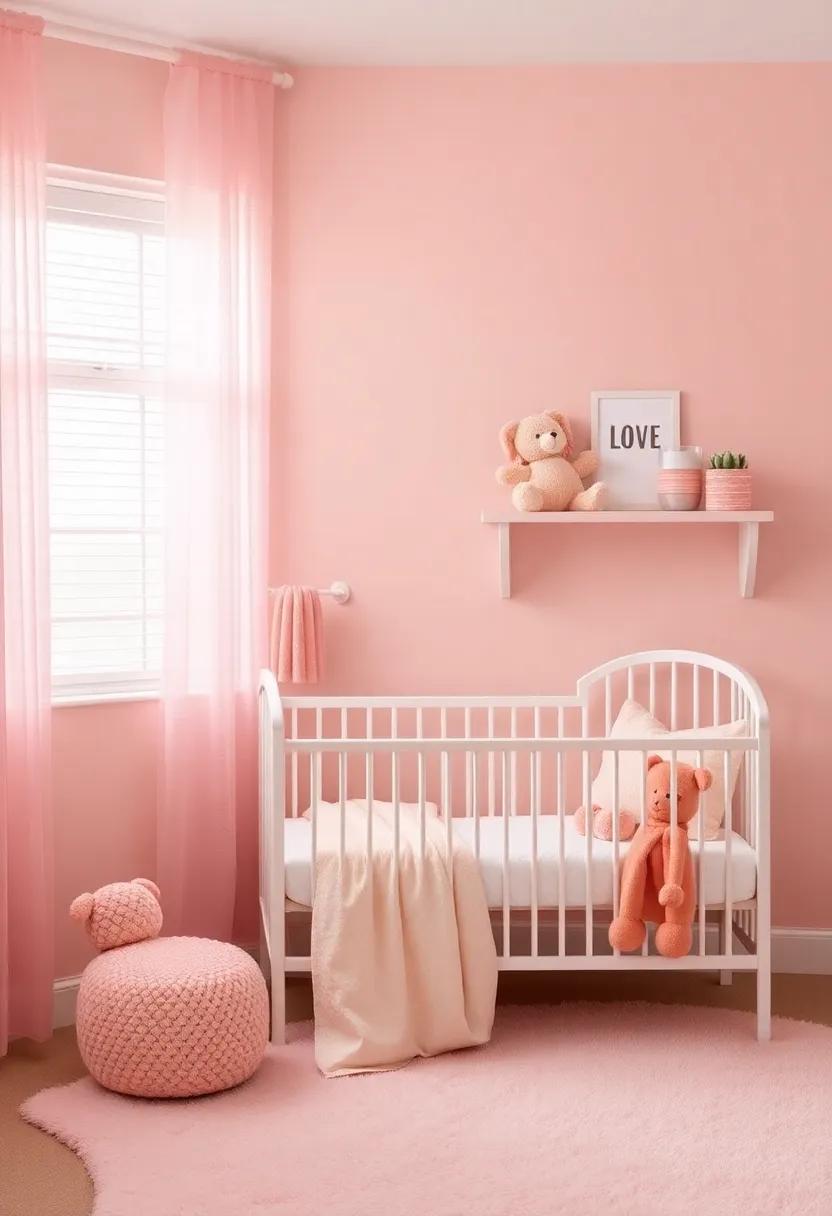 Coral-Inspired Color Palette: Choose varying shades of coral combined with soft pastels to create a​ warm and inviting atmosphere