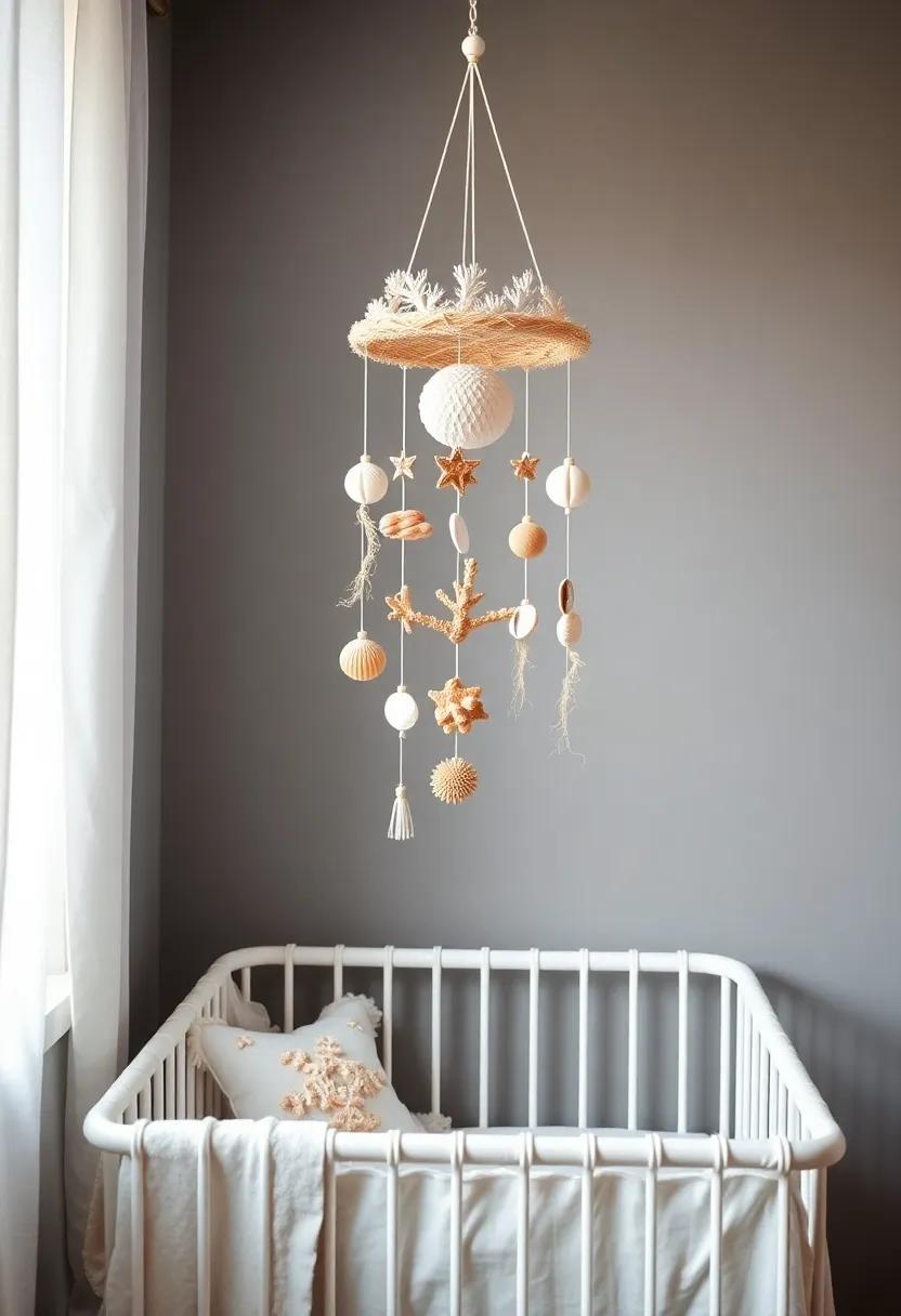 Sea-Inspired Mobile: Create‌ a hanging mobile with coral,shells,and seaweed accents for a unique and serene decoration