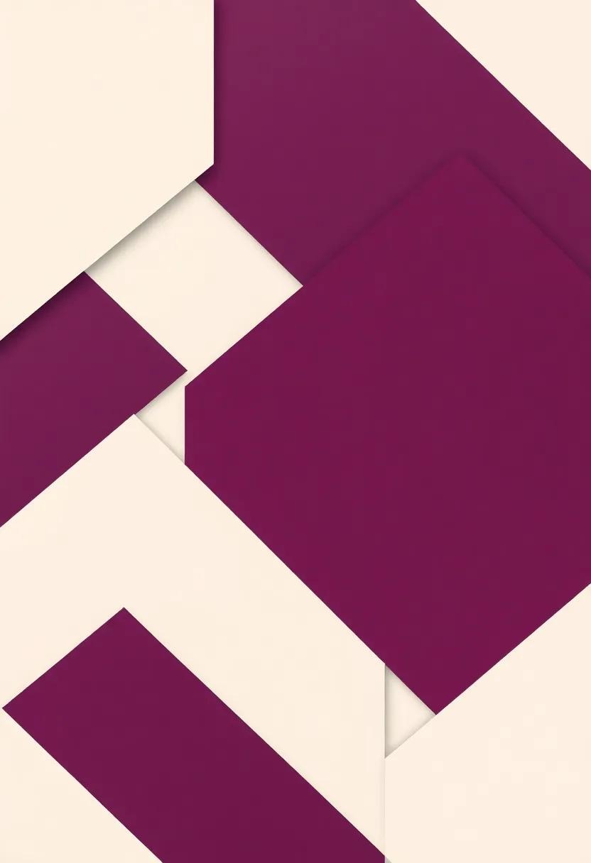 Exploring ⁤Patterns: Geometric Designs​ in Dark ⁤Plum and Cream ⁢Combinations
