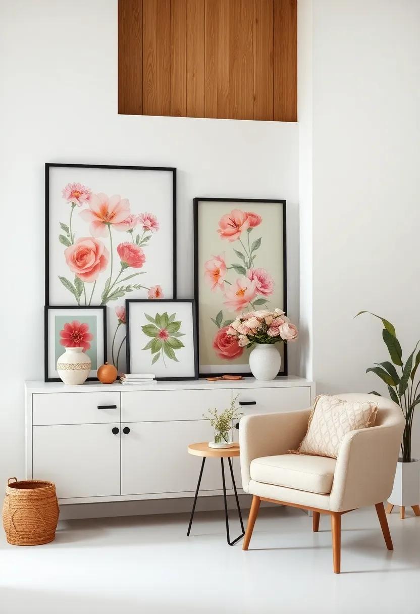 Personalized Touches: Curate a collection of photos ⁤or⁢ art inspired by your favorite​ flowers and⁣ display them as a personal testament to your ⁢style