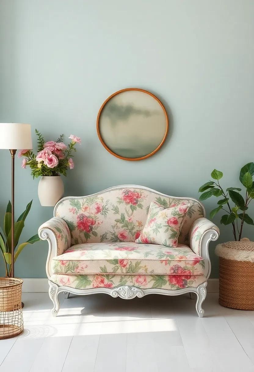 Upcycled Floral Furniture: Revitalize old⁣ furniture with floral upholstery⁤ or painting techniques ​to breathe new life into neglected pieces