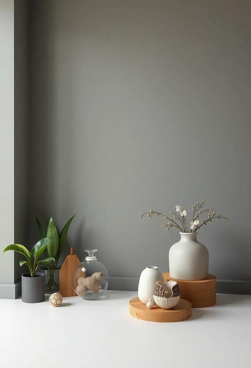 Artful Arrangements of Personal Treasures and ⁣Collections