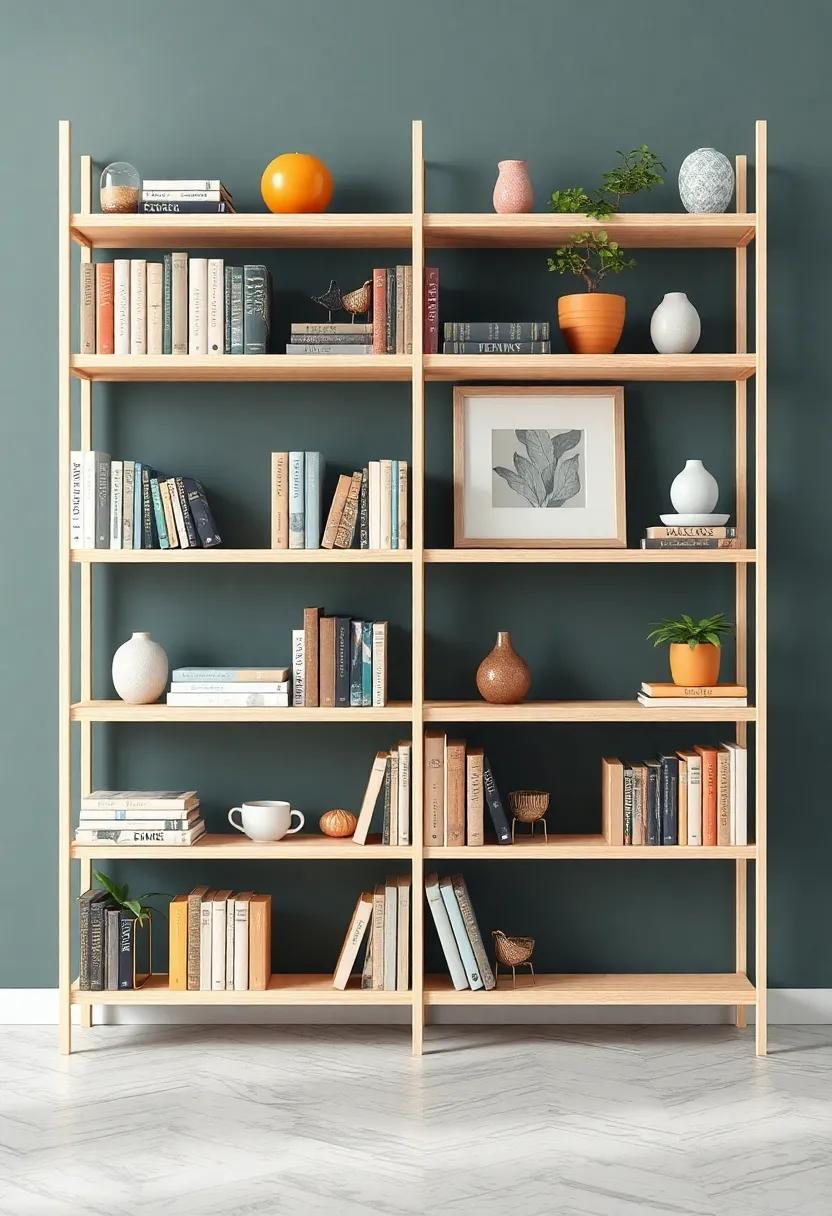 Artistic Shelving: Displaying Books ‌and ‌Decor Creatively
