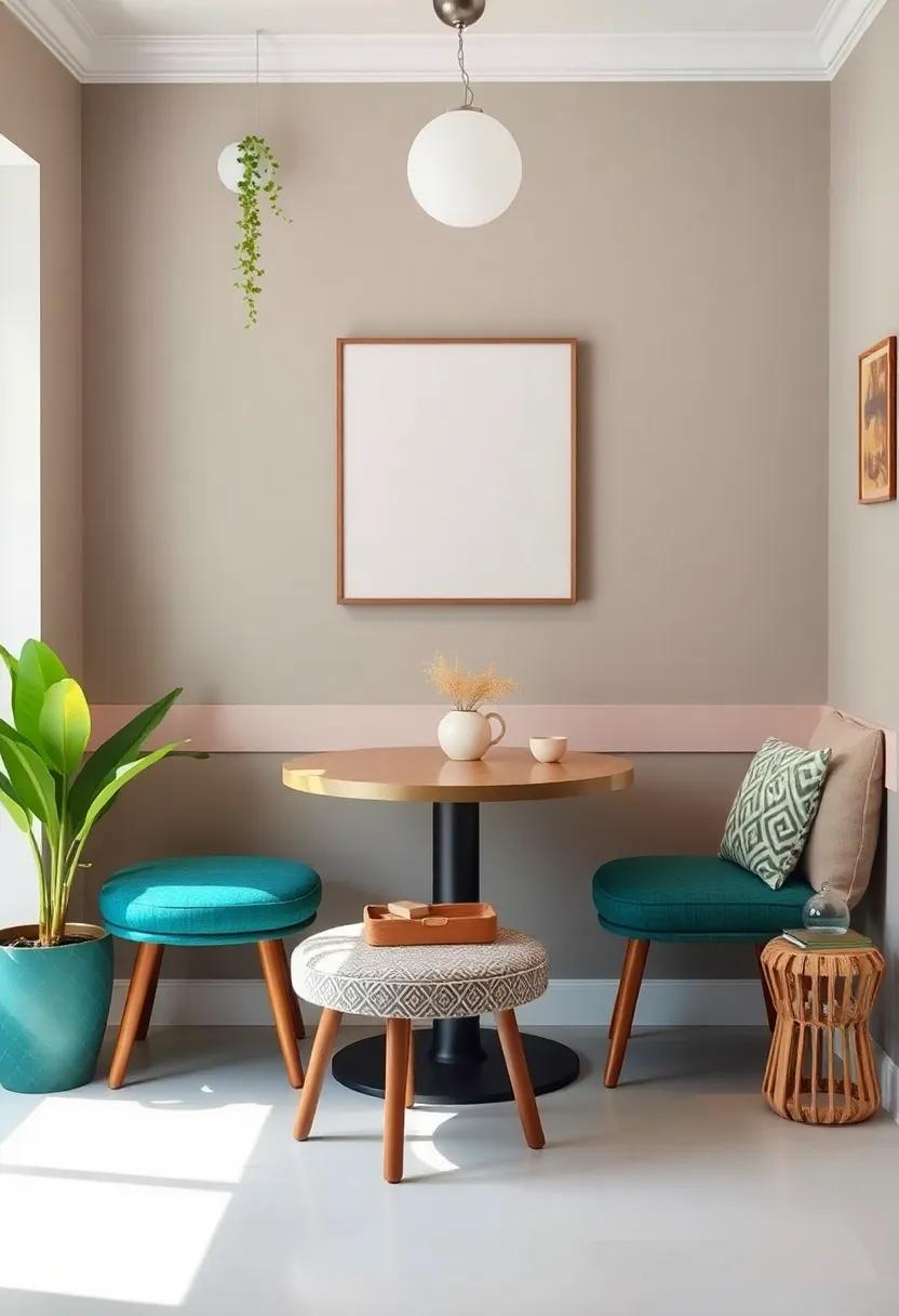 Crafting a Cozy Nook with Diverse Seating⁣ Options