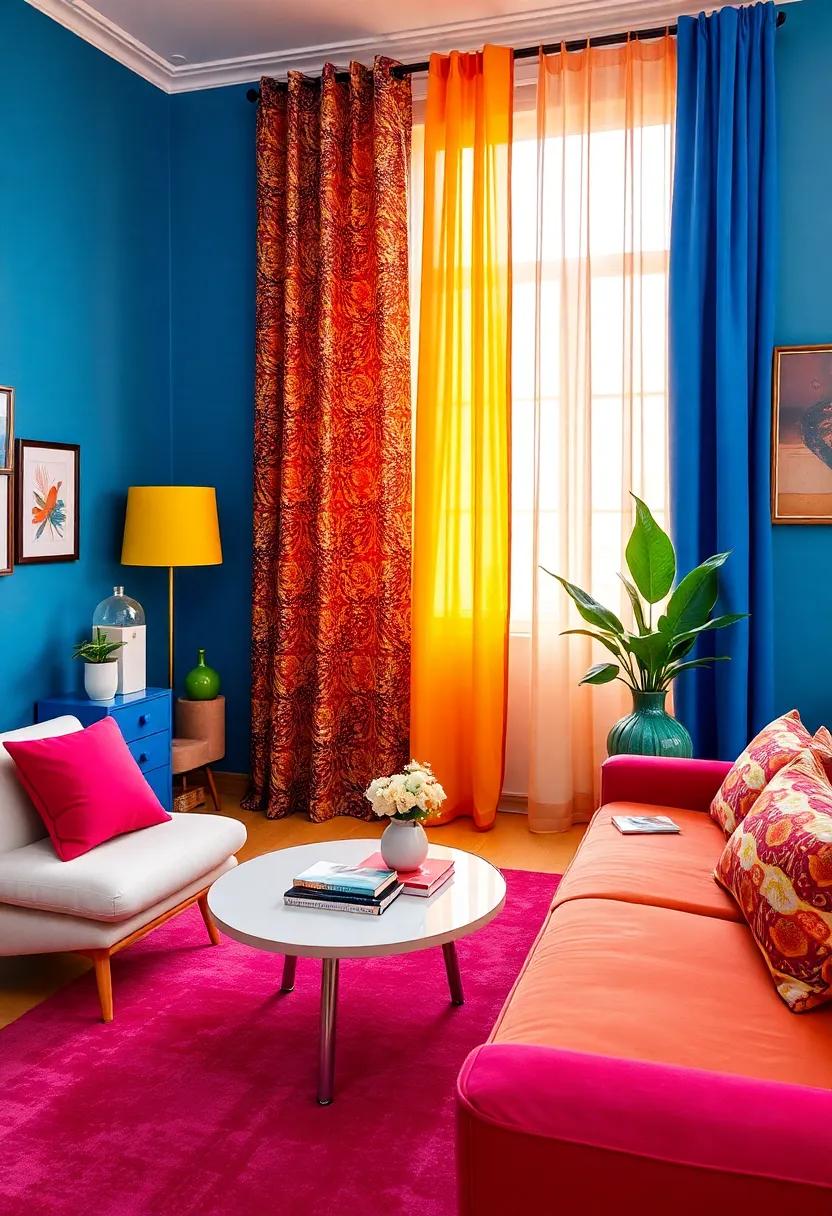 Define Space: Use bold hues⁢ to⁤ delineate different areas ⁢within an⁤ eclectic room, creating‍ a sense of organization amid the vibrant chaos