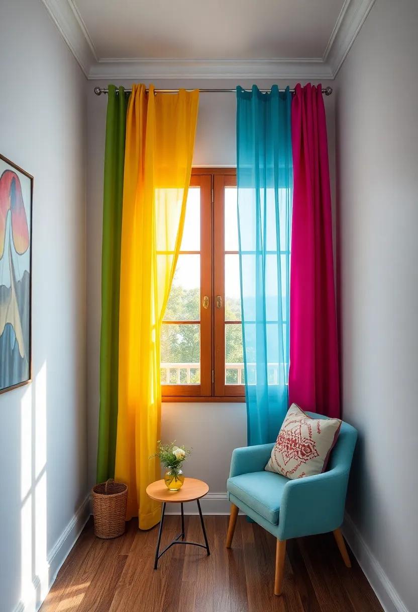 Frame the View: ‌Colorful curtains can⁣ draw the eye to your windows,framing the view outside and ⁣making it ‌part ⁤of your interior design