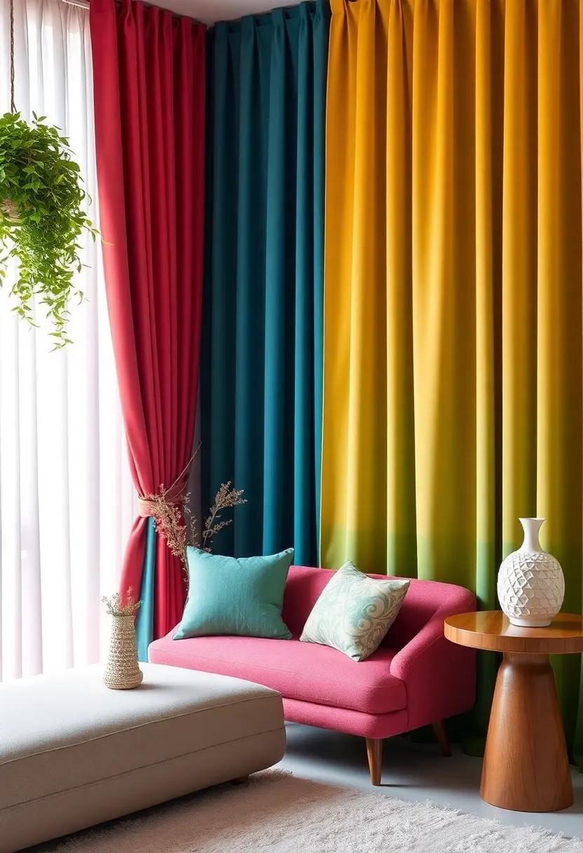 Provide Privacy: Vibrant ⁤curtains not only ⁢enhance aesthetics but also ​add a layer of privacy⁣ without sacrificing style
