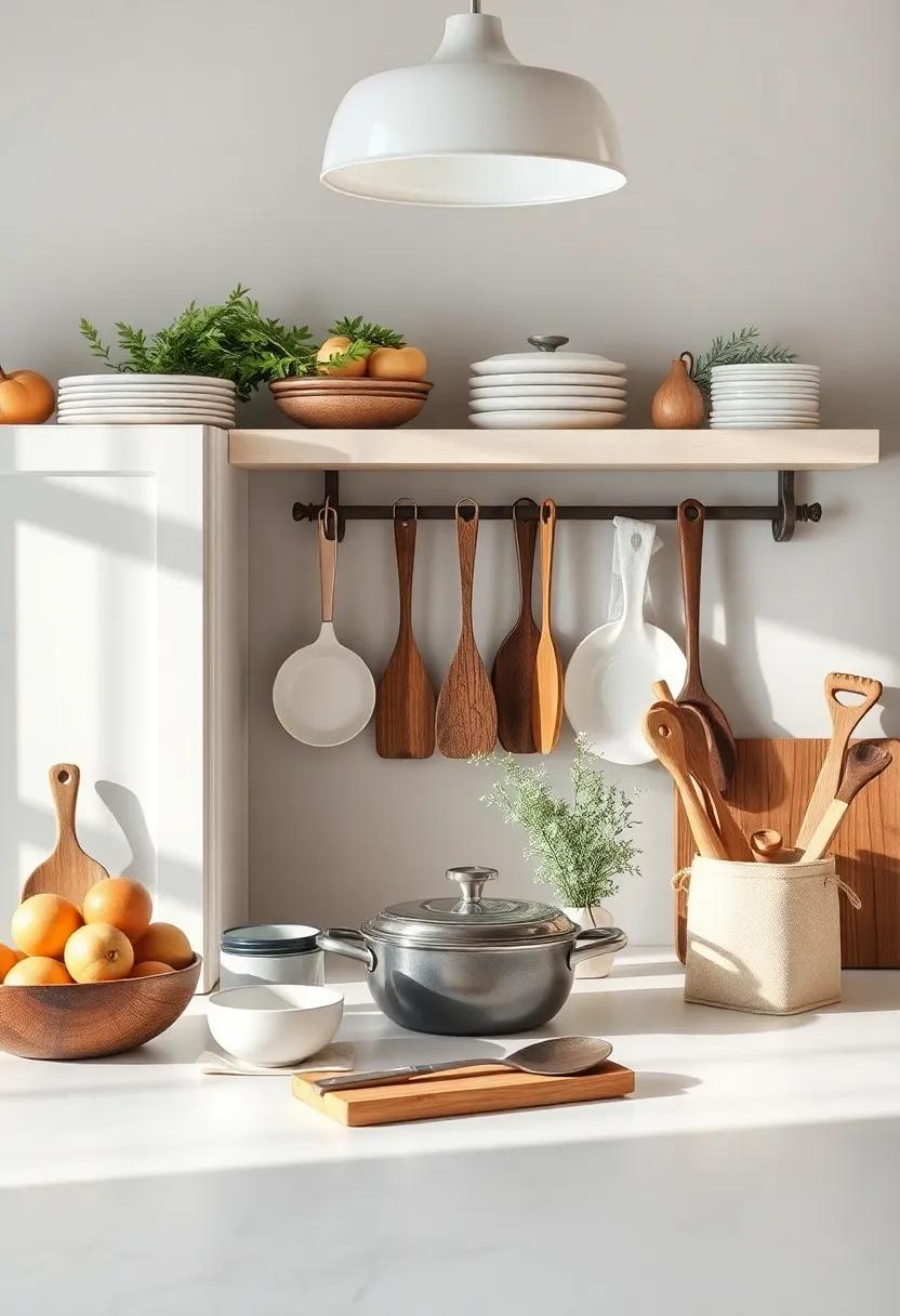 Highlighting Unique Utensils and Cookware ⁣for a Farmhouse Feel