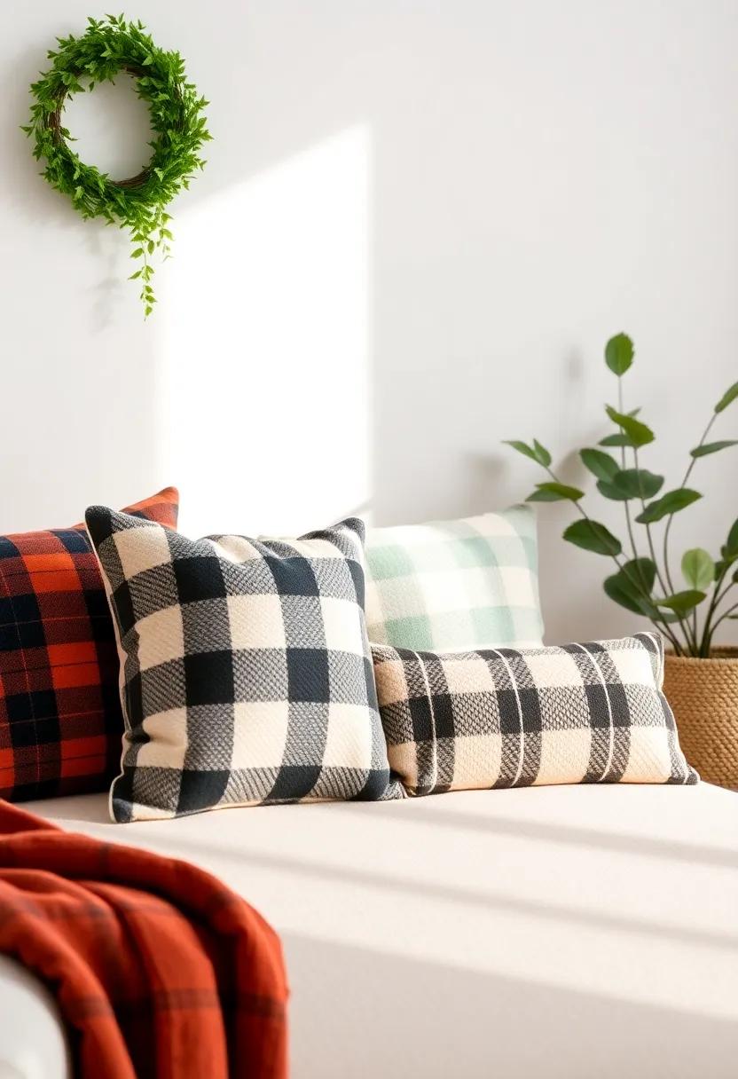 Transforming Your Living ⁤room ⁤with Fall-Inspired⁣ Plaid Pillows